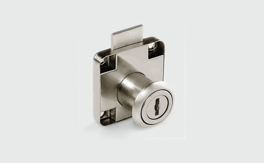 Square Drawer Lock Steel 